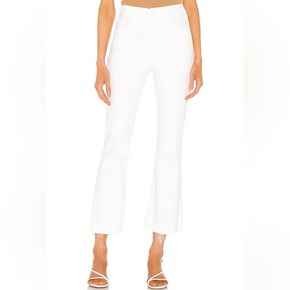 NWT Mother The Hustler Ankle Fray Jeans, Fairest Of Them All Size 28✨👖